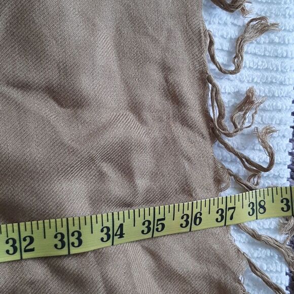 Camel Square Scarf Soft - Picture 3 of 7